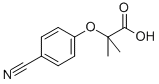 2-(4-Cyanophenoxy)-2-methylpropanoic acid Structure,79925-16-9Structure