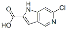 6-Chloro-1H-pyrrolo[3,2-c]pyridine-2-carboxylic acid Structure,800401-54-1Structure