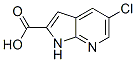 1H-Pyrrolo[2,3-b]pyridine-2-carboxylic acid, 5-chloro- Structure,800401-84-7Structure