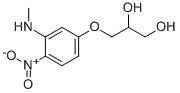 3-[3-(Methylamino)-4-nitrophenoxy]propane-1,2-diol Structure,80062-31-3Structure