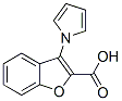 3-(1H-pyrrol-1-yl)-1-benzofuran-2-carboxylic acid Structure,80066-99-5Structure