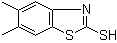 5,6-Dimethylbenzo[d]thiazole-2-thiol Structure,80087-70-3Structure