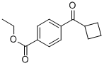 Ethyl 4-(cyclobutanecarbonyl)benzoate Structure,801303-28-6Structure