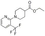 Ethyl 1-(3-(trifluoromethyl)pyridin-2-yl)piperidine-4-carboxylate Structure,801306-50-3Structure