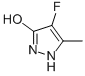 4-Fluoro-1,2-dihydro-5-methyl-3h-pyrazol-3-one Structure,80171-15-9Structure