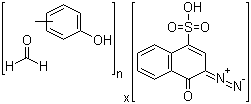 Cresol-formaldehyde copolymer 1,2-naphthoquinonediazido-4-sulfonate Structure,80296-78-2Structure