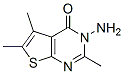 3-Amino-2,5,6-trimethyl-3H-thieno[2,3-d]pyrimidin-4-one Structure,80381-63-1Structure