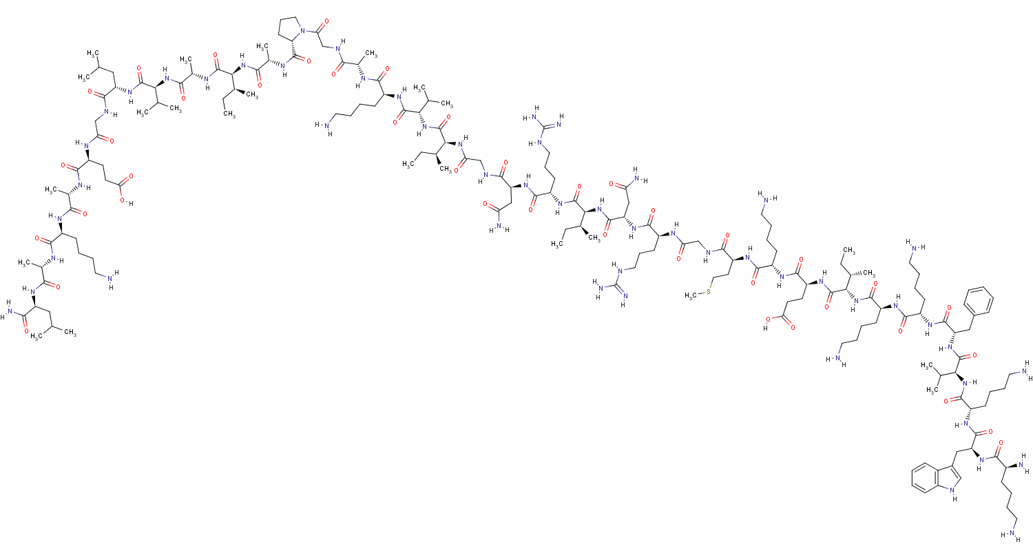 Cecropin b Structure,80451-05-4Structure