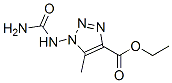 1H-1,2,3-triazole-4-carboxylicacid,1-[(aminocarbonyl)amino]-5-methyl-,ethylester(9ci) Structure,805315-39-3Structure