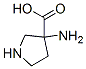 3-Aminopyrrolidine-3-carboxylic acid Structure,80546-88-9Structure