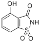 4-Hydroxy-1h-1,2-benzisothiazole-1,1,3(2h)-trione Structure,80563-77-5Structure