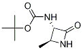 N-[(2s,3s)-2-methyl-4-oxo-3-azetidinyl]-carbamic acid 1,1-dimethylethyl ester Structure,80582-03-2Structure