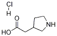 3-Pyrrolidineaceticacidhydrochloride Structure,80616-50-8Structure