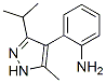 Benzenamine, 2-[5-methyl-3-(1-methylethyl)-1h-pyrazol-4-yl]-(9ci) Structure,806611-55-2Structure