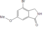 4-Bromo-2,3-dihydro-6-methoxy-1h-isoindol-1-one Structure,808127-75-5Structure