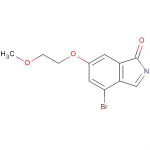 4-Bromo-2,3-dihydro-6-(2-methoxyethoxy)-1h-isoindol-1-one Structure,808127-77-7Structure