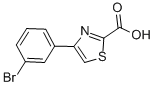 4-(3-Bromophenyl)-2-thiazolecarboxylic acid Structure,808128-00-9Structure