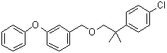 1-((2-(4-Chlorophenyl)-2-methylpropoxy)methyl)-3-phenoxybenzene Structure,80844-01-5Structure