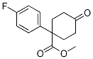 Methyl 1-(4-fluorophenyl)-4-oxocyclohexanecarboxylate Structure,80912-51-2Structure