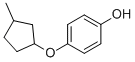 Phenol, 4-[(3-methylcyclopentyl)oxy]- Structure,809236-49-5Structure