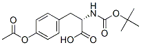 O-acetyl-n-[(1,1-dimethylethoxy)carbonyl]-l-tyrosine Structure,80971-82-0Structure