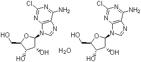 2-Chloroadenosine hemidydrate Structure,81012-94-4Structure