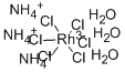 Ammonium Hexachlororhodate(III)Trihydrate Structure,81044-09-9Structure