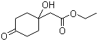 1-Hydroxy-4-oxo-cyclohexaneacetic acid ethyl ester Structure,81053-18-1Structure