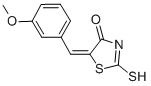 (5E)-2-Mercapto-5-(3-methoxybenzylidene)-1,3-thiazol-4(5H)-one Structure,81154-02-1Structure