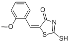 (5E)-2-Mercapto-5-(2-methoxybenzylidene)-1,3-thiazol-4(5H)-one Structure,81154-09-8Structure