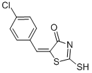 (5E)-5-(4-Chlorobenzylidene)-2-mercapto-1,3-thiazol-4(5H)-one Structure,81154-18-9Structure