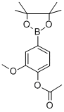 2-Methoxy-4-(4,4,5,5-tetramethyl-1,3,2-dioxaborolan-2-yl)phenyl acetate Structure,811841-45-9Structure