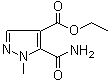 3-Carbamoyl-2-methyl-2h-pyrazole-4-carboxylic acid ethyl ester Structure,81303-52-8Structure