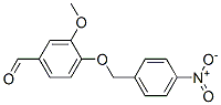 3-Methoxy-4-(p-nitrobenzyloxy)benzaldehyde Structure,81307-09-7Structure