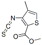 Methyl 3-isothiocyanato-4-methylthiophene-2-carboxylate Structure,81321-15-5Structure