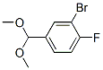 3-Bromo-4-fluorobenzaldehyde dimethyl acetal Structure,81358-65-8Structure