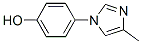 4-(4-Methyl-1H-imidazol-1-yl)phenol Structure,81376-53-6Structure