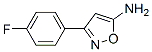 3-(4-Fluorophenyl)isoxazol-5-amine Structure,81465-82-9Structure