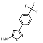 3-(4-(Trifluoromethyl)phenyl)isoxazol-5-amine Structure,81465-84-1Structure