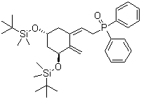 [3S-(1Z,3a,5b)]-[2-{3,5-bis-{[(1,1-dimethylethyl)-dimethylsilyl]-oxy}-2-methylenecyclohexylidene}-ethyl]-diphenyl phosphine oxide Structure,81522-68-1Structure