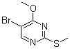 5-Bromo-2-(methylthio)-4-methoxypyrimidine Structure,81560-09-0Structure