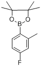 4-Fluoro-2-methylphenylboronic acid, pinacol ester Structure,815631-56-2Structure