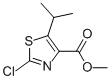 Methyl 2-chloro-5-isopropylthiazole-4-carboxylate Structure,81569-27-9Structure