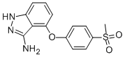 4-[4-(Methylsulfonyl)phenoxy]-1h-indazol-3-amine Structure,816454-92-9Structure