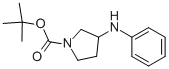 Tert-butyl3-(phenylamino)pyrrolidine-1-carboxylate Structure,816468-24-3Structure