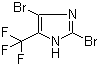 2,4-Dibromo-5-(trifluoromethyl)-1H-imidazole Structure,81654-02-6Structure