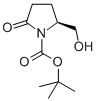 1-Pyrrolidinecarboxylic acid, 2-(hydroxymethyl)-5-oxo-, 1,1-dimethylethyl ester, (2S)- Structure,81658-25-5Structure