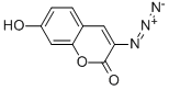 3-Azido-7-hydroxy-coumarin Structure,817638-68-9Structure