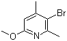 3-Bromo-6-methoxy-2,4-dimethylpyridine Structure,819069-57-3Structure