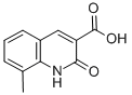 8-Methyl-2-oxo-1,2-dihydro-quinoline-3-carboxylicacid Structure,81963-07-7Structure